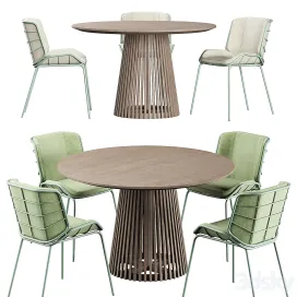 Irune ola forma table traba giacomo cattani chair